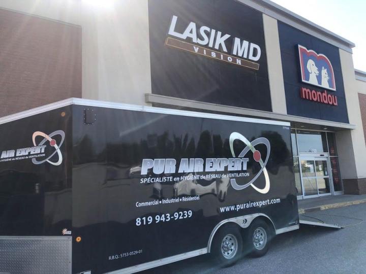 Travaux de nettoyage de conduit de sécheuse Sherbrooke